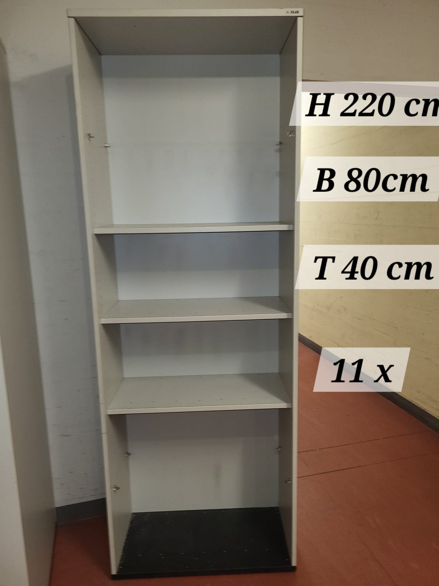 Großes Bücherregal / Aktenschrank – 220x80x40 cm